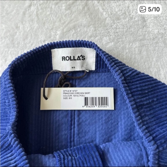 ROLLA'S Indigo Corduroy Skirt - Picture 6 of 6
